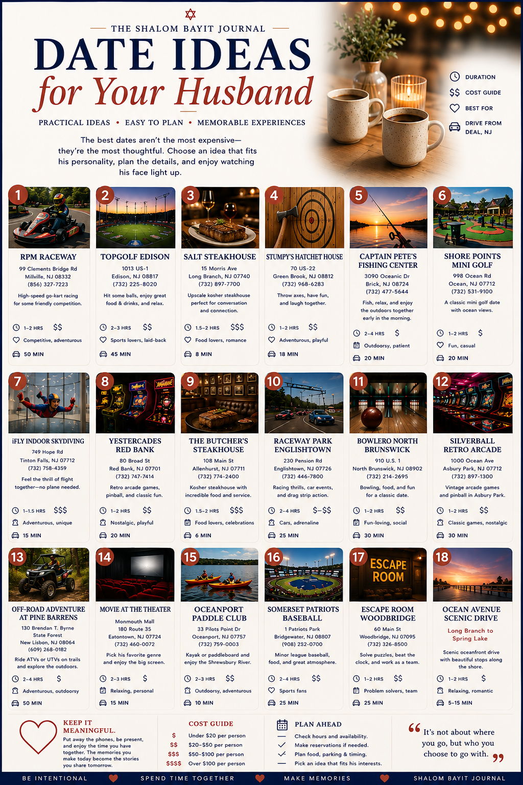 Date Ideas for Your Husband practical local date guide