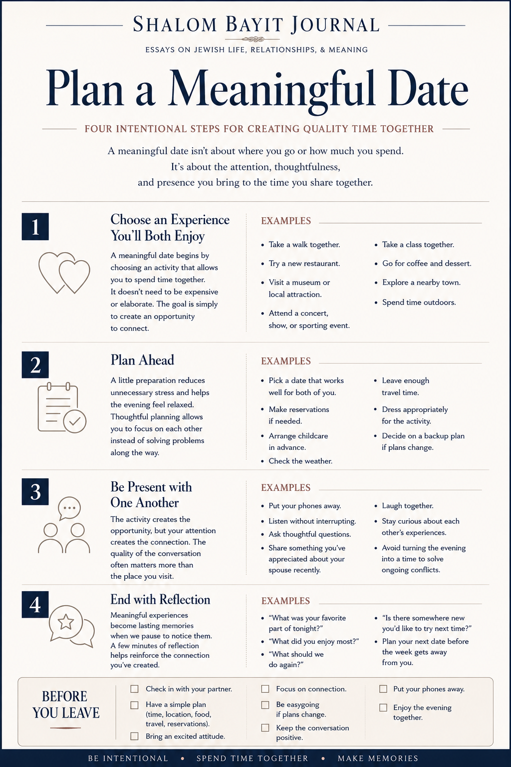 Plan a Meaningful Date guide