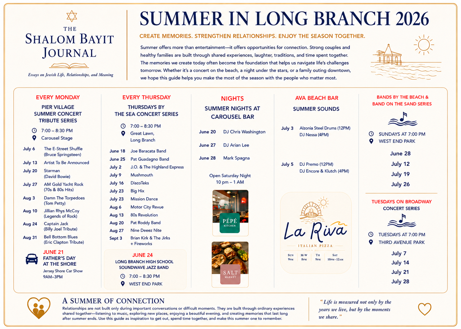 Summer in Long Branch 2026 guide
